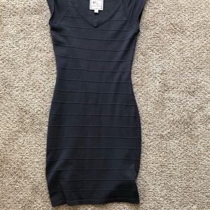 Form fitting grey dress